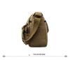 High-End Men's Retro Canvas Messenger Backpack & Shoulder Sports Bag