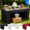 Spandex Stretch Tablecloth Solid Color Sign-In Table Cloth Elegant Table Cover  Conference Table