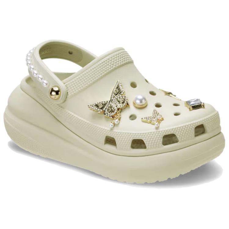 Crocs Casual Fashion Clogs Women Footwear Beige 211539-2Y2