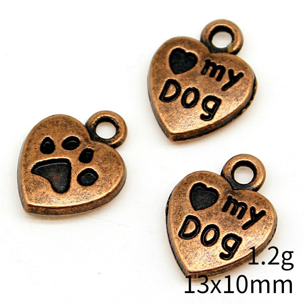Back To School Charms Italian Bracelet Dog Paw Bear Paw Charms Pendant Clearance Sale Items Pendant Set