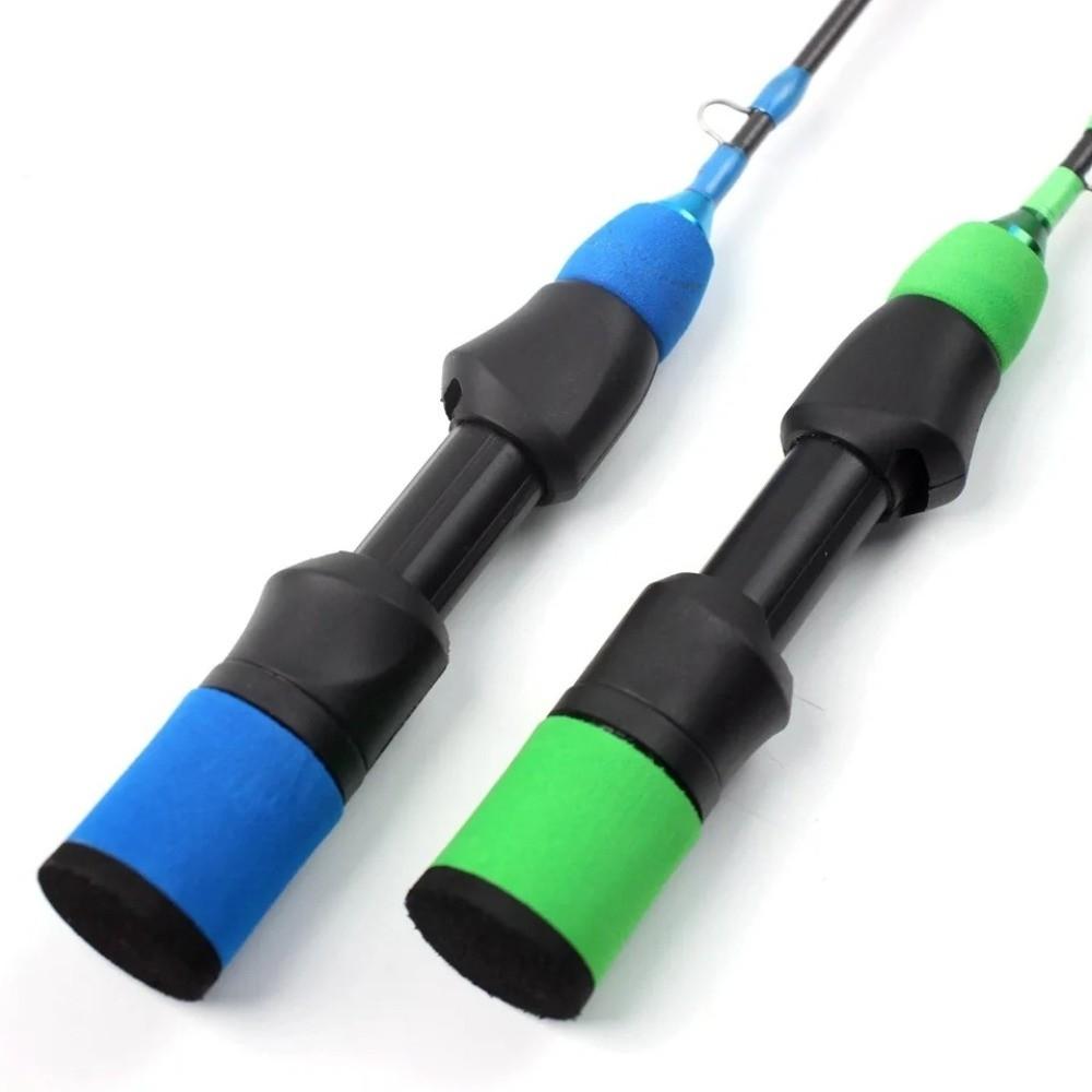 55cm Carbon Fiber Ice Pole Ice Fishing Rods Short Spinning Rod Portable Ice Fishing Outdoor Fishing Winter Season Shrimp Fishing