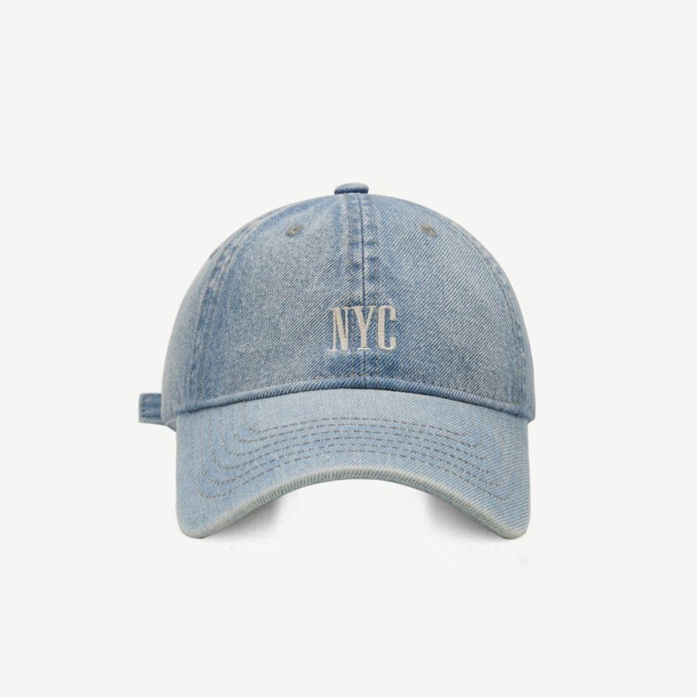 Distressed Denim Cap Casual Sun Hats Fashion Duck Tongue Hat Unisex
