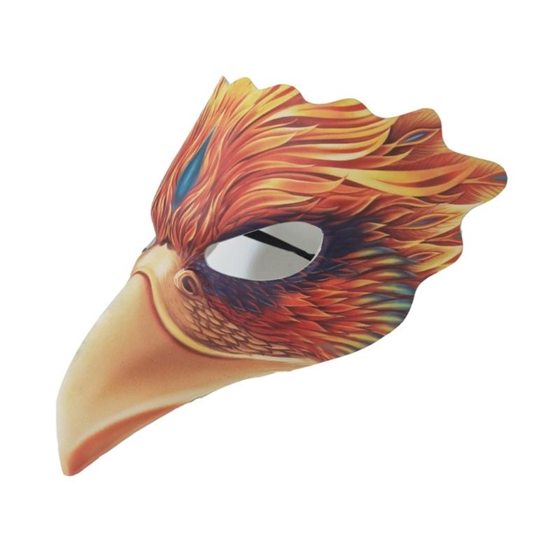 Multiple Bird Animal Hawks Masks For Halloween Costume Parties Soft PU Leather EVA Fabric Design