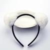 Plush Hair Hoops Cat Ears Headband for Women Girl Big Hair Ball Headband Tiara Party Hairband Hair Accessories Panda Ear