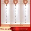 Honeymoon Love Heart Balloon Ceiling Set for Wedding and Bedroom Decor