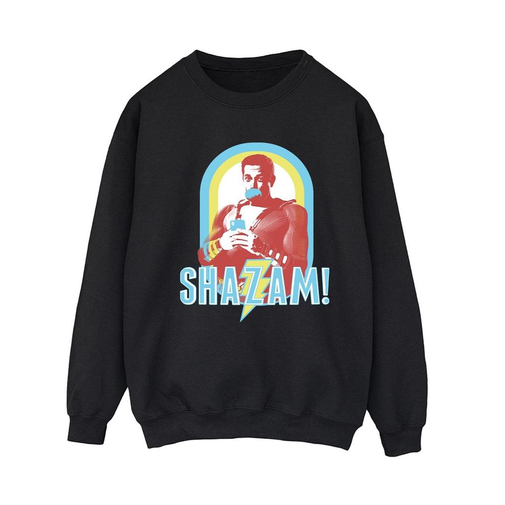 DC Comics Womens/Ladies Shazam Buble Gum Frame Sweatshirt