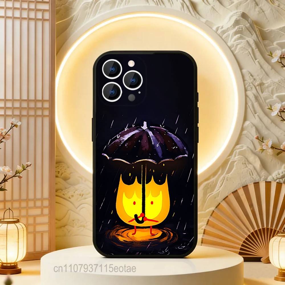 

Bfdi Battle for Dream Island 2 Phone Case For iPhone 17,16,15,14,13,12,11,Pro,Max,Plus,E,Air,Mini Black Shockproof Funda Cover iPhone16plus