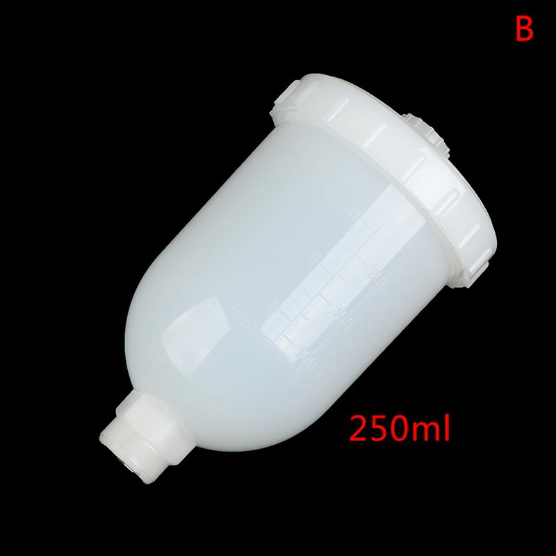 Plastic Spray Paint Cup Sprayer Cup Spray Gun Parts 125ml 250ml 600ml