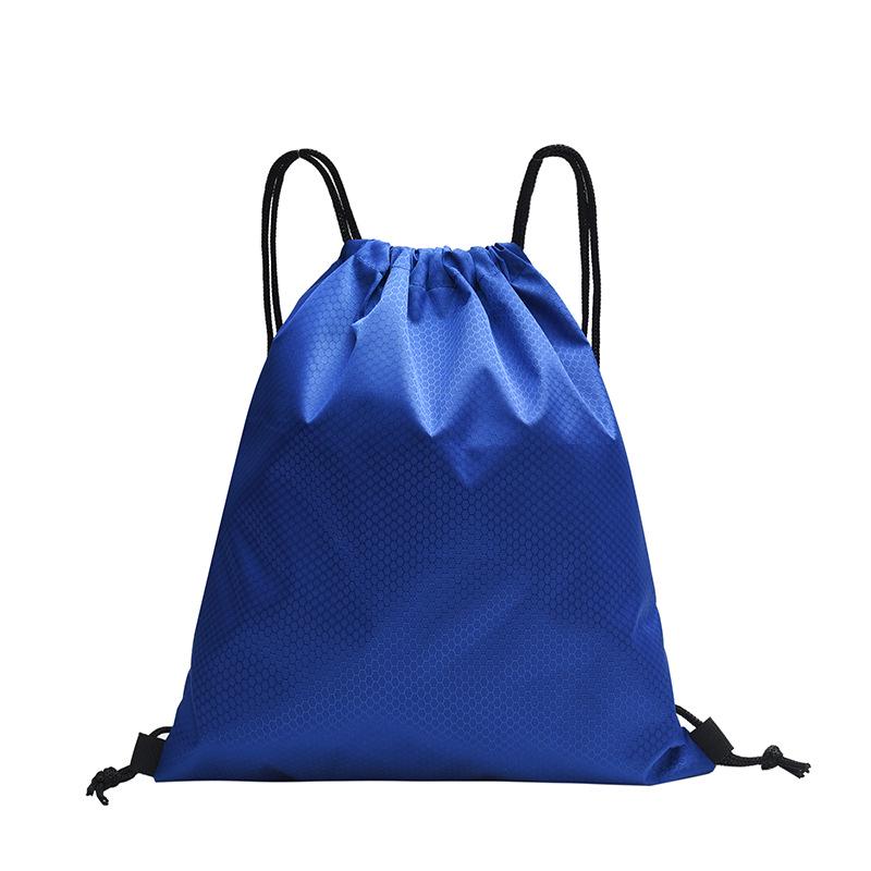 Custom Logo Waterproof Sports Drawstring Bag - Oxford Cloth for Basketball, Football, Marathon Events
