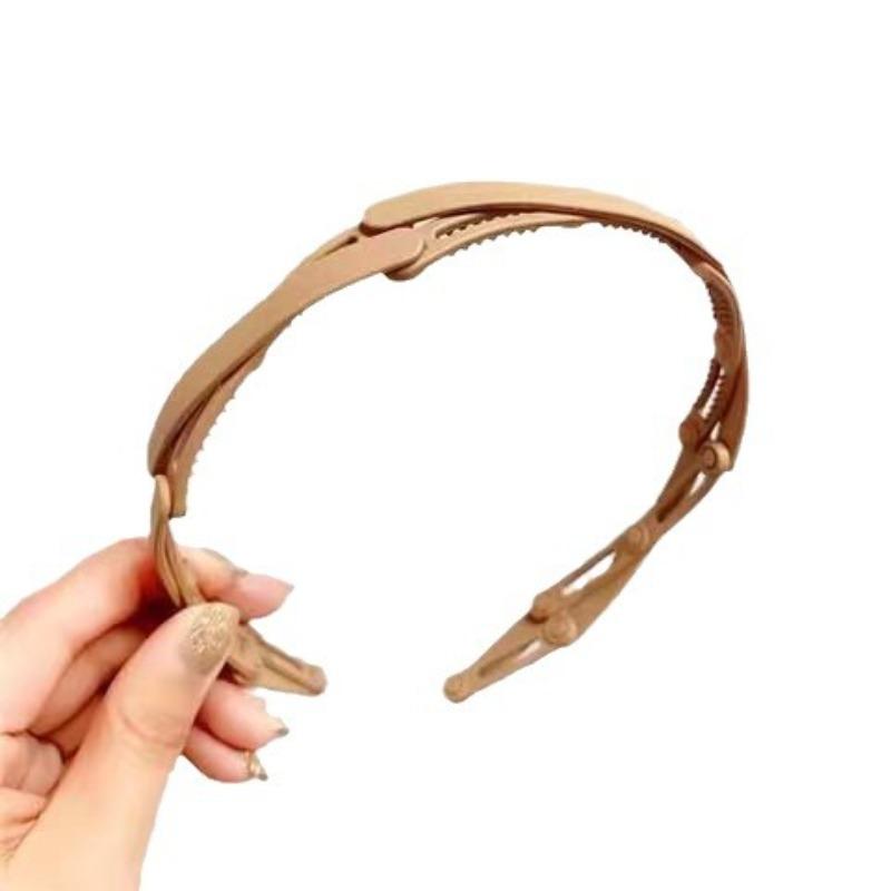 Stretchable Hair Band That Folds Up for Easy Carrying. Women's Invisible Serrated Anti-slip Headband.