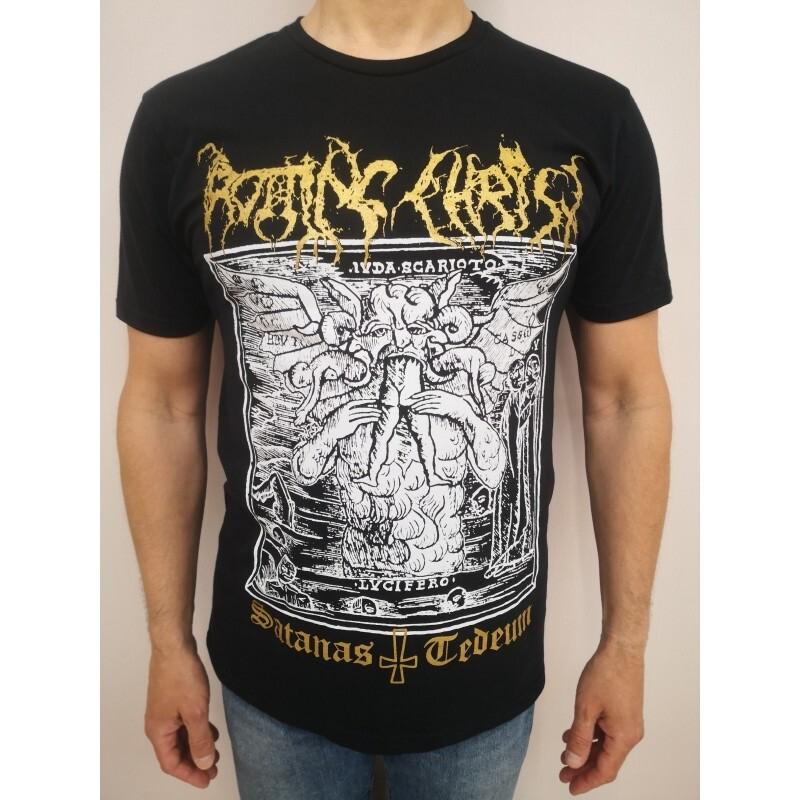 

Rotting Christ Satanas Tedeum Чорна футболка mayhem dark throne Унісекс футболка XL