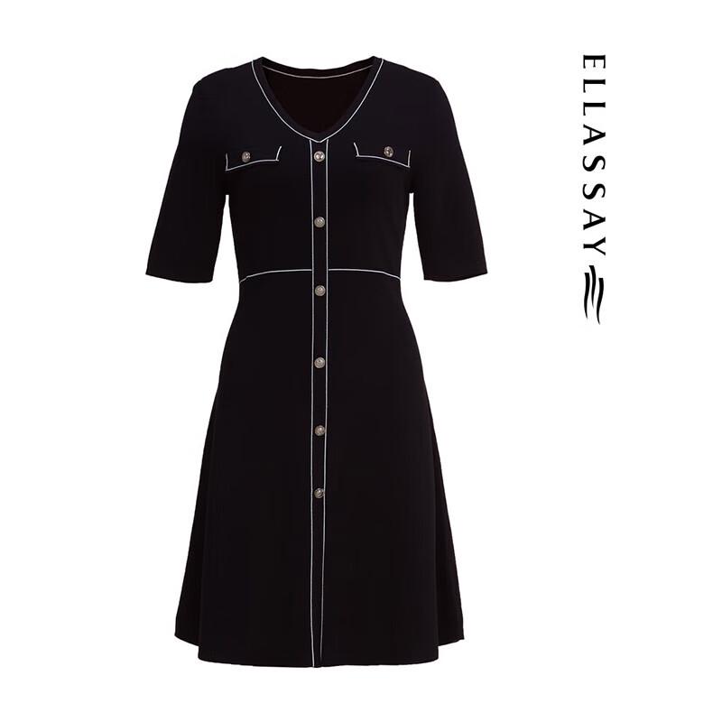 ELLASSAY Spring/Summer V-Neck Knit Dress