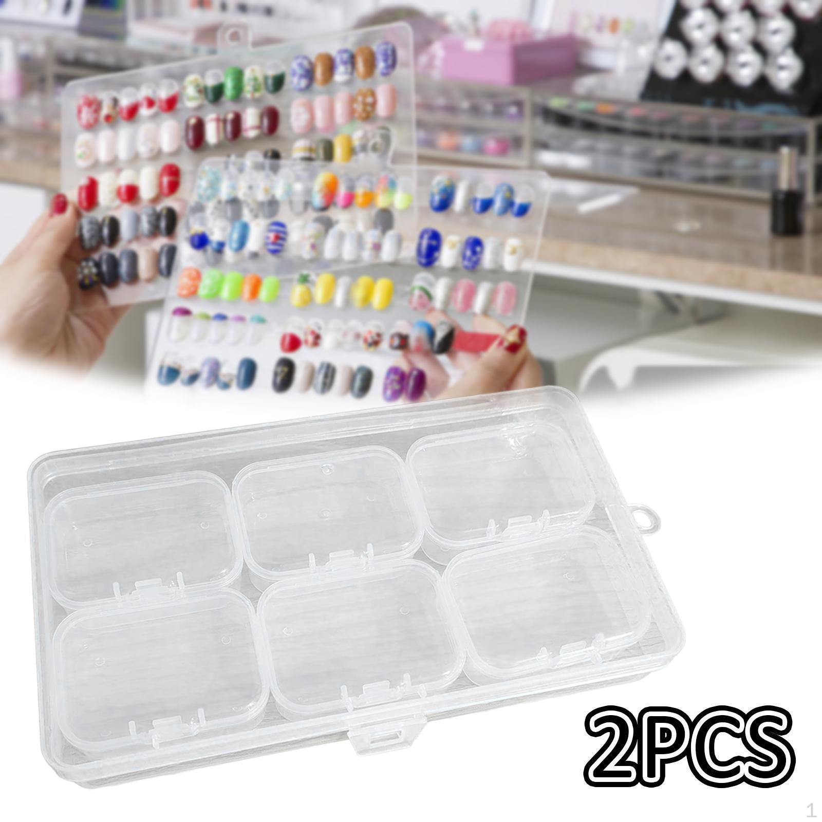 

Органайзер для бисера, коробки для хранения, футляры для ювелирных изделий, пустые контейнеры, ремесло для вышивки 5.5cmx4cmx2cm