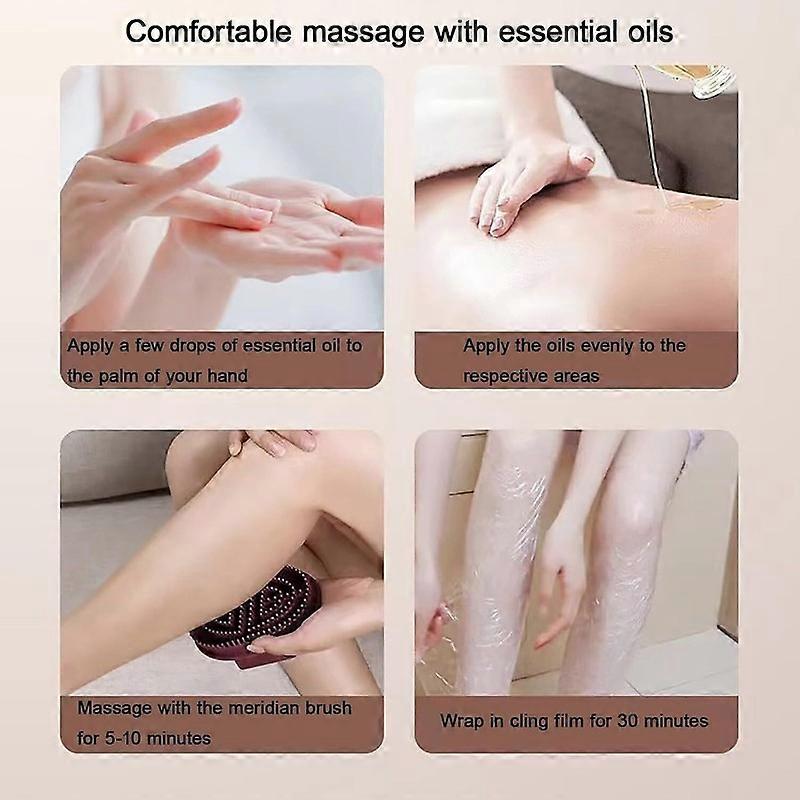 Full Body Meridian Pressure Brush Essential Oil Promotes Blood Circulation