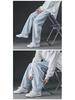 Men's Versatile Wide-Leg Jeans: 2023 Spring Casual Loose Straight Trousers