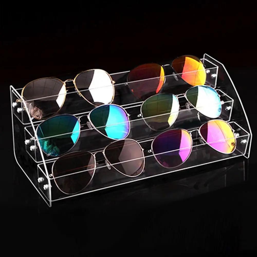 Mehrschichtiger Schmuckorganisator Acrylständer Nagellackregal Brillenrahmenständer Display Sonnenbrille Damen Aufbewahrungsbox