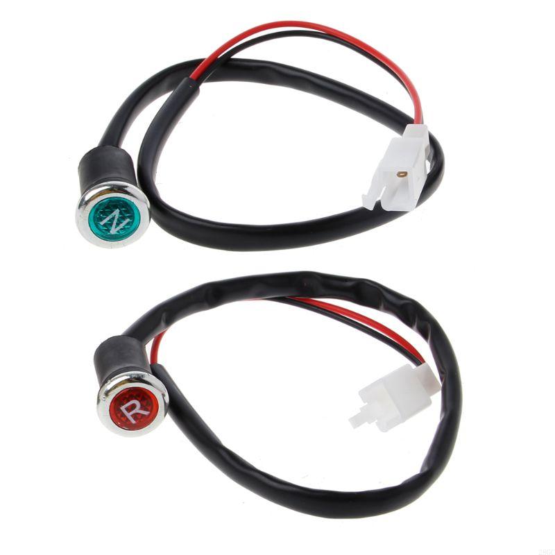 

28GC 2Pcs Upgraded Motorbike R Light Neutral Reverse for 50cc 110cc 125cc чорний