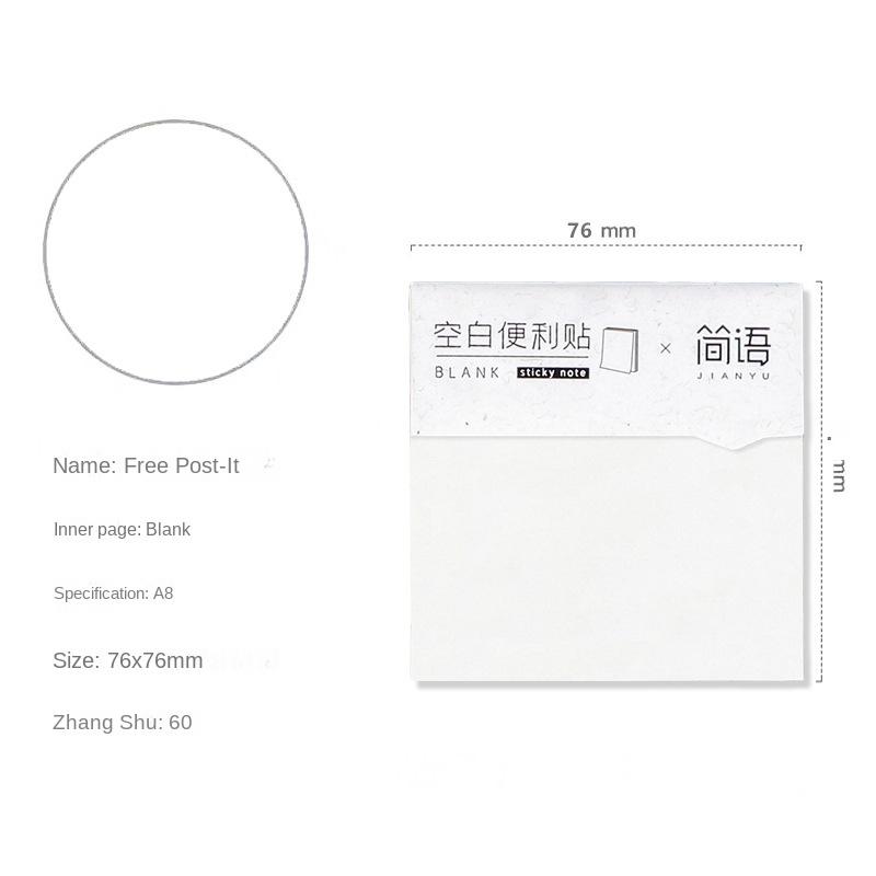 A6 A7 A8 Line Grid Blank Waterproof Transparent Memo Sticky Note Paper Daily To Do It Check List Paperlaria School Stationery