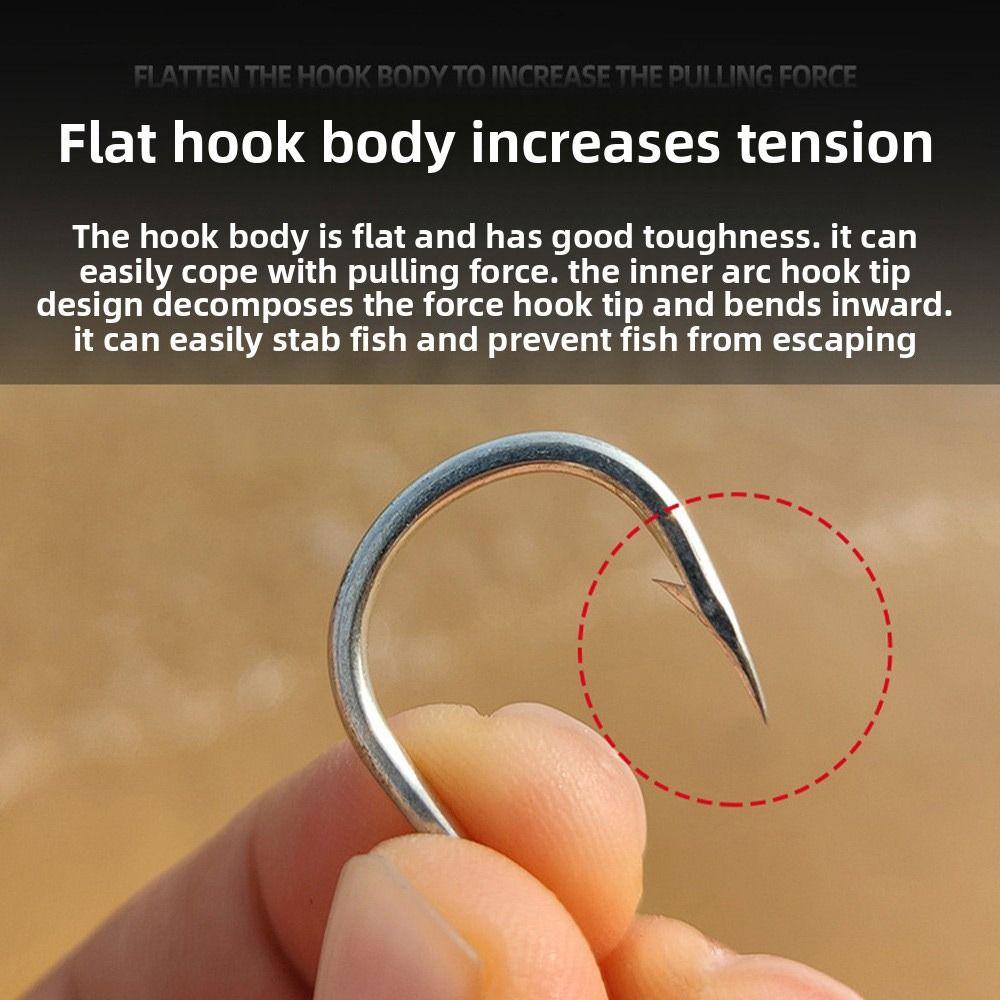 Spoon Spinner High Speed Metal Hooks Single Bearing Swivel Assist Hook Jigging Hooks 2X Strong 1/0 2/0 3/0 Circle Hooks