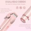 Electric Shaver for Women Waterproof Wet & Dry Hair Razors 2 in 1 Double Head Dual Bikini Hair Trimmer Detachable Head Shaver
