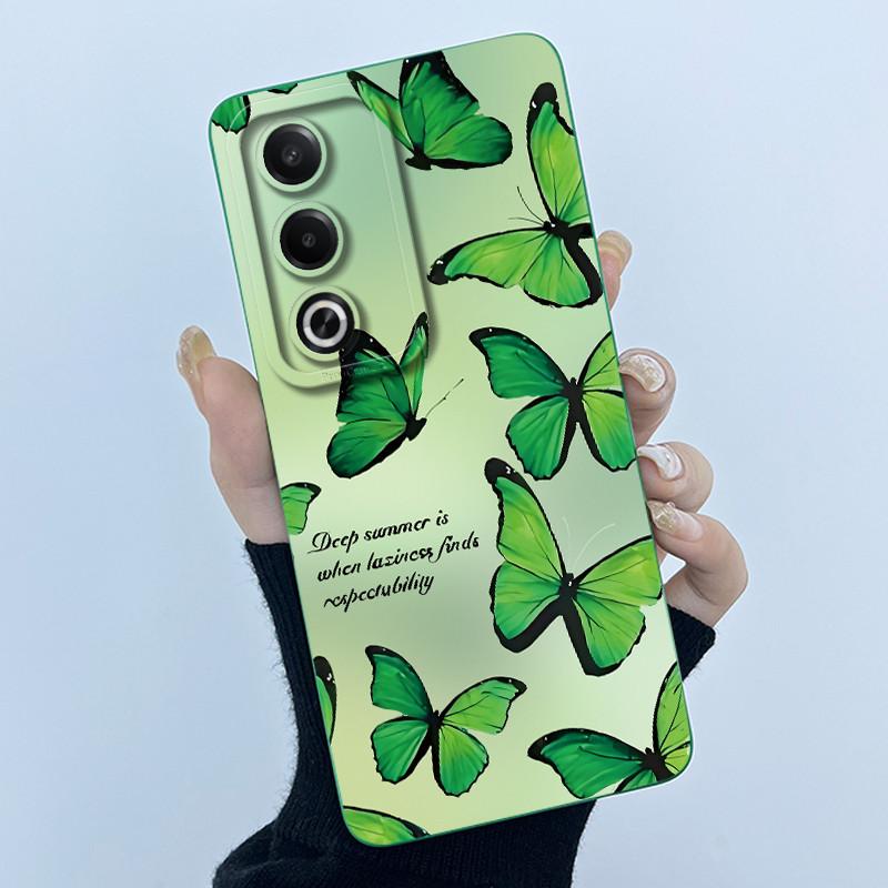 For OPPO A80 5G Case Fashion Simplicity Flower Soft Silicone Back Case For OPPO A80 5G CPH2639 Phone Cover OPPOA80 A 80 Fundas