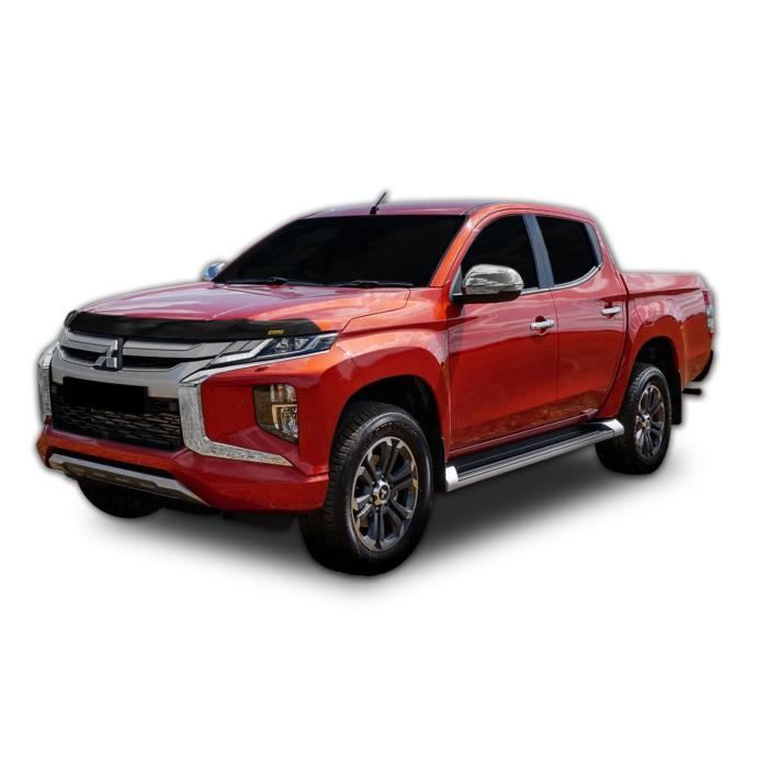 Déflecteur De Capot - SCOUTT - Mitsubishi L-200 - ABS Plastique - Installation Facile - Noir