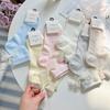Ladies Spring and Summer New Lace Bow Breathable Mesh Socks