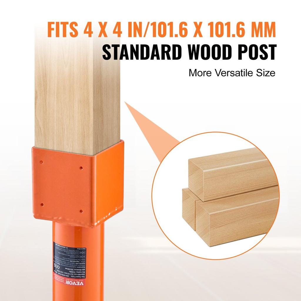 Adjustable Shore Lift Stand Floor Roof Beam 4"x4" House Leveling Jack Post