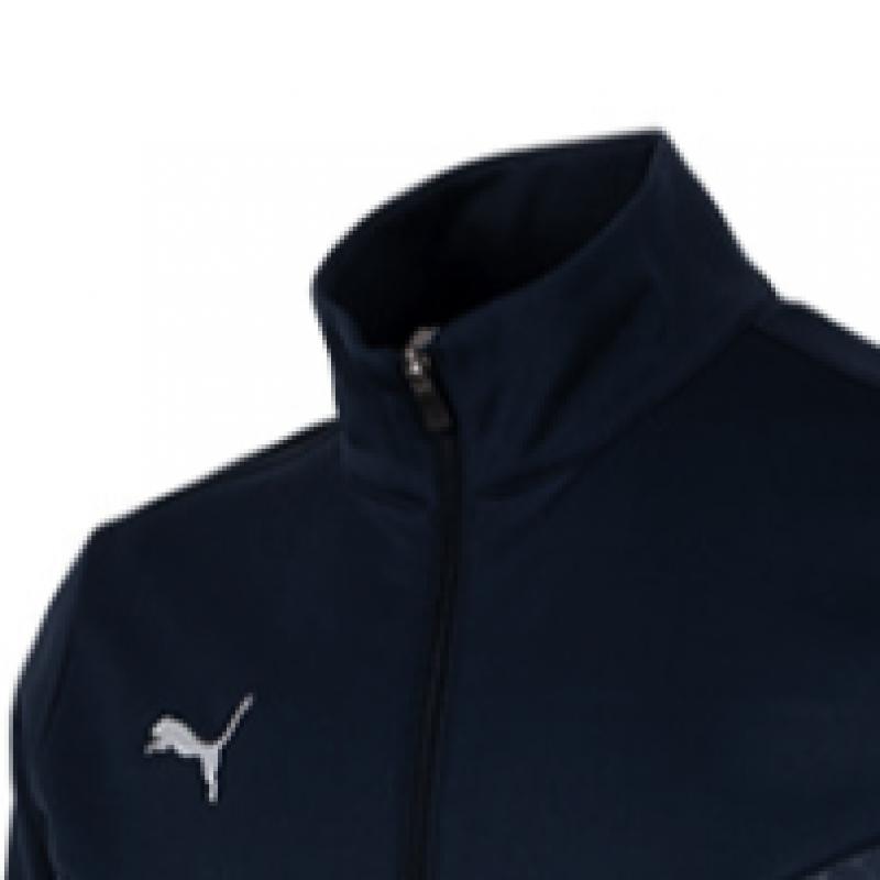 Puma Kk Club Pre Match Brushed Full Zip Up Workout Sweatshirt