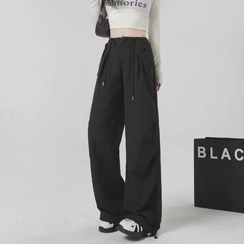 Women's American-Style Quick-Dry High-Waist Wide-Leg Summer Overalls 2024