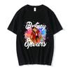 90s Singer Britney Spears Beautiful Photo Graphic Print T-shirt Fashion Hip Hop Oversized T Shirt Harajuku Short Sleeve T Shirts