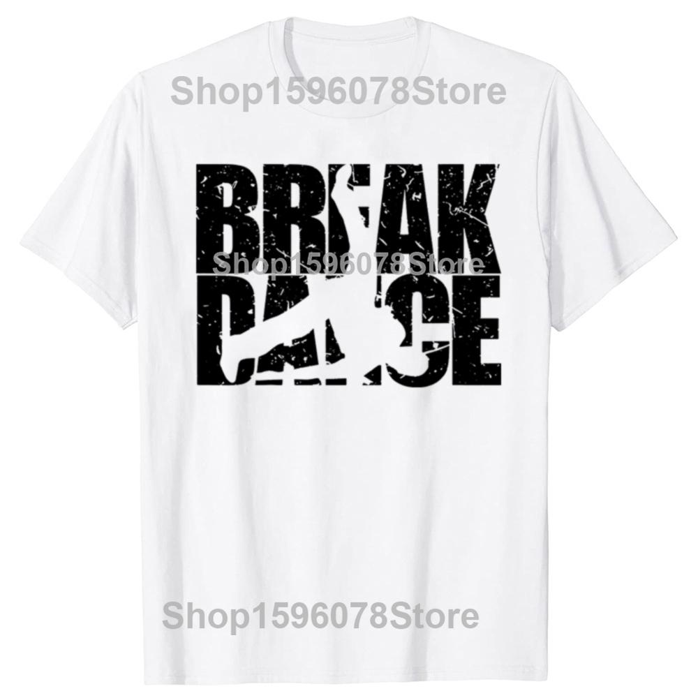 Novelty Break Dance T Shirts Hip Hop Retro Breakdance Graphic Streetwear Man T-shirt Short Sleeve Harajuku Y2k Women Tshirt