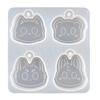 Pendant Silicone Mold,Cute Cats for Head Earrings Resin Mold for Necklace Keychain DIY Crystal Epoxy Resin Jewelry Ma
