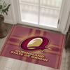 Queensland Maroons Design Crystal Velvet Carpet Cozy Non?Slip Printed Rug For Bedroom Living Room Entrance