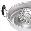 Barbecue Grill Pot Steak Grill Charcoal Pan Multifunctional Aluminum Barbecue Grill Hot Pot for Family Gathering Outdoor Picnics