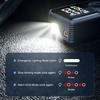 Pompe à air sans fil pour voiture avec lumière Rechargeable par USB Pompe de gonflage portable pour automobile, vélo, ballon Pompe électrique pour pneus