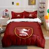 Red Shield with Horse, 1919 Logo Bedding Duvet Cover Set Duvet Cover Pillowcases (1*Duvet Cover 2*Pillowcases, Without Duvet Insert)