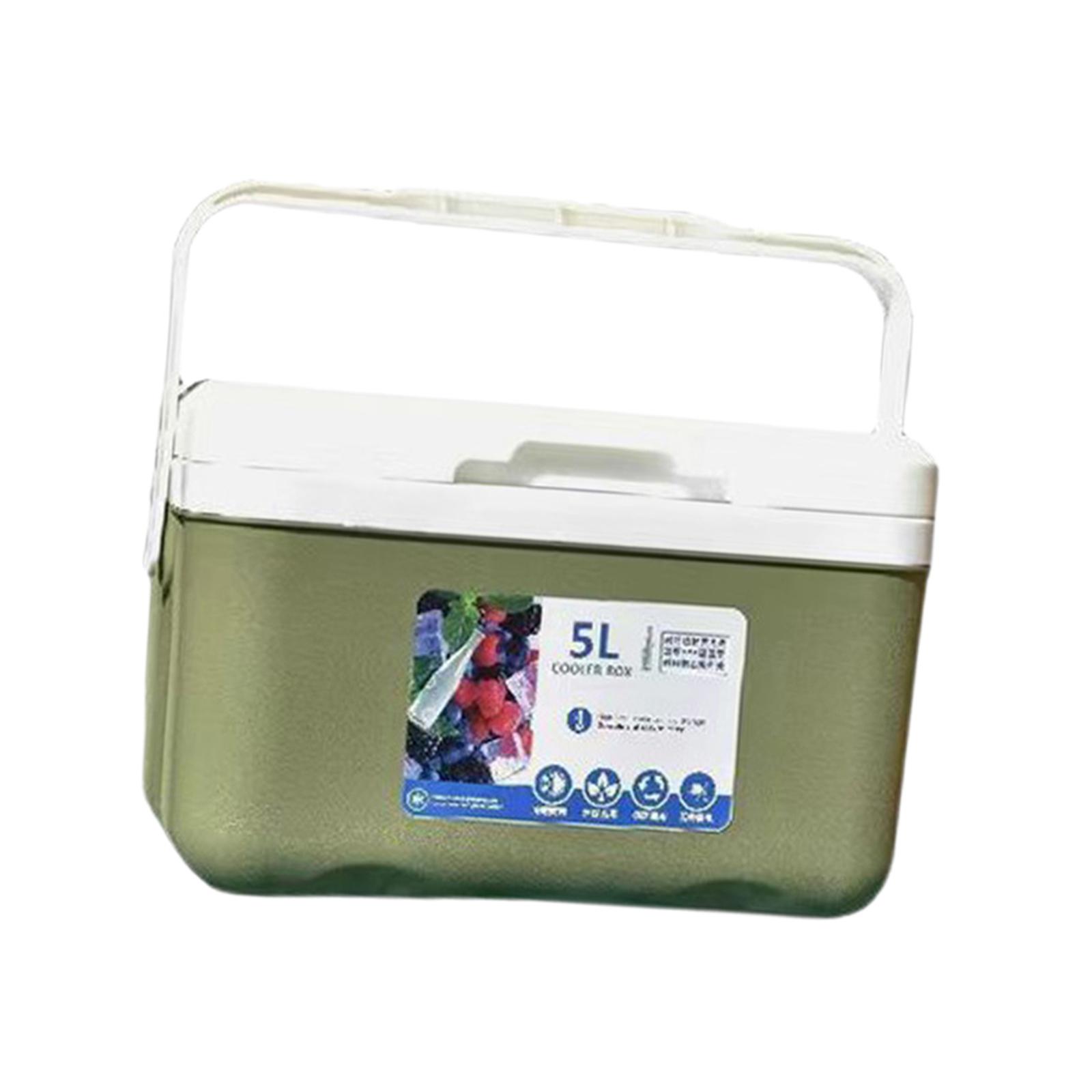 5L Picnic Ice Bucket Household Drink Carrier Ice Bucket Freezer Beverage Storage Organizer for Beach Indoor BBQ Home Picnic