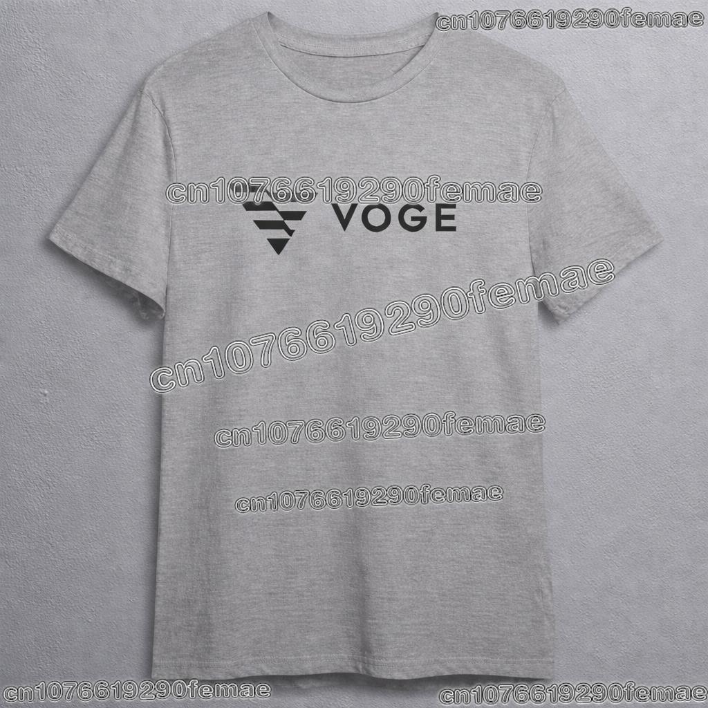 New VOGE Motorcycle Racing Rider Graphic Premium Cotton T Shirt Casual Outdoor Street Riding Breathable Comfortable Sports Top
