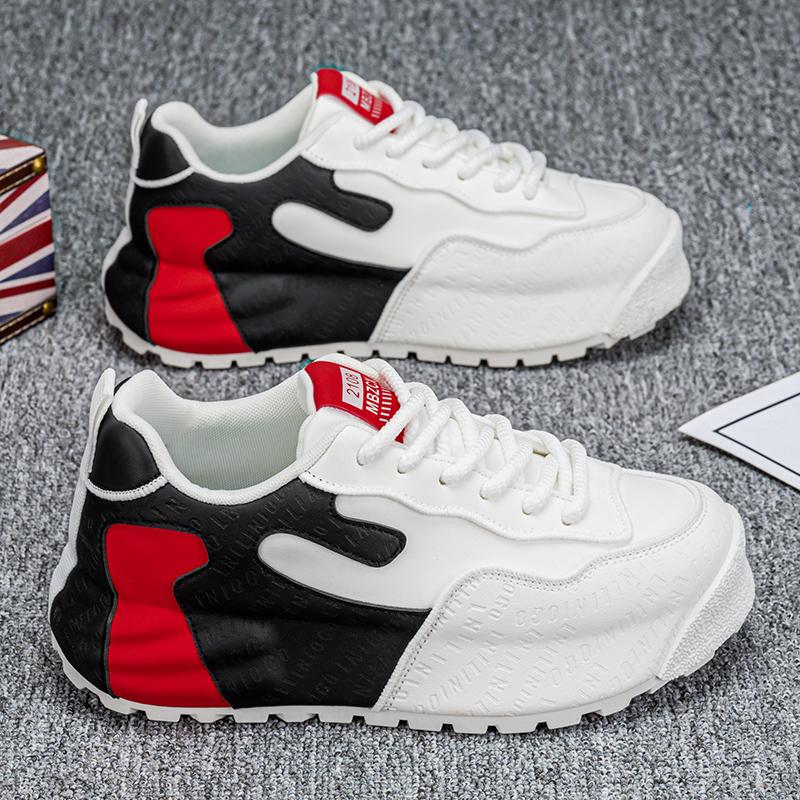 

MODX Fashion Personality Simple and versatile Youth casual shoes Comfortable and durable running shoes Exquisite men s sneakers 46 чорний