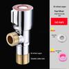 Shengbai Thickened Red Angle Stop Valve for Hot & Cold Water