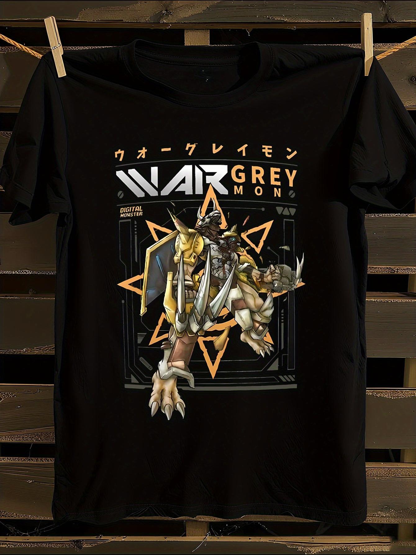 Wargreymon Anime Graphic T-shirt S