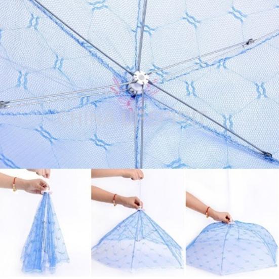 Skládací síťka proti hmyzu a komárům na jídlo, krajková, na kuchyňský stůl, síťovaná, stanové nářadí