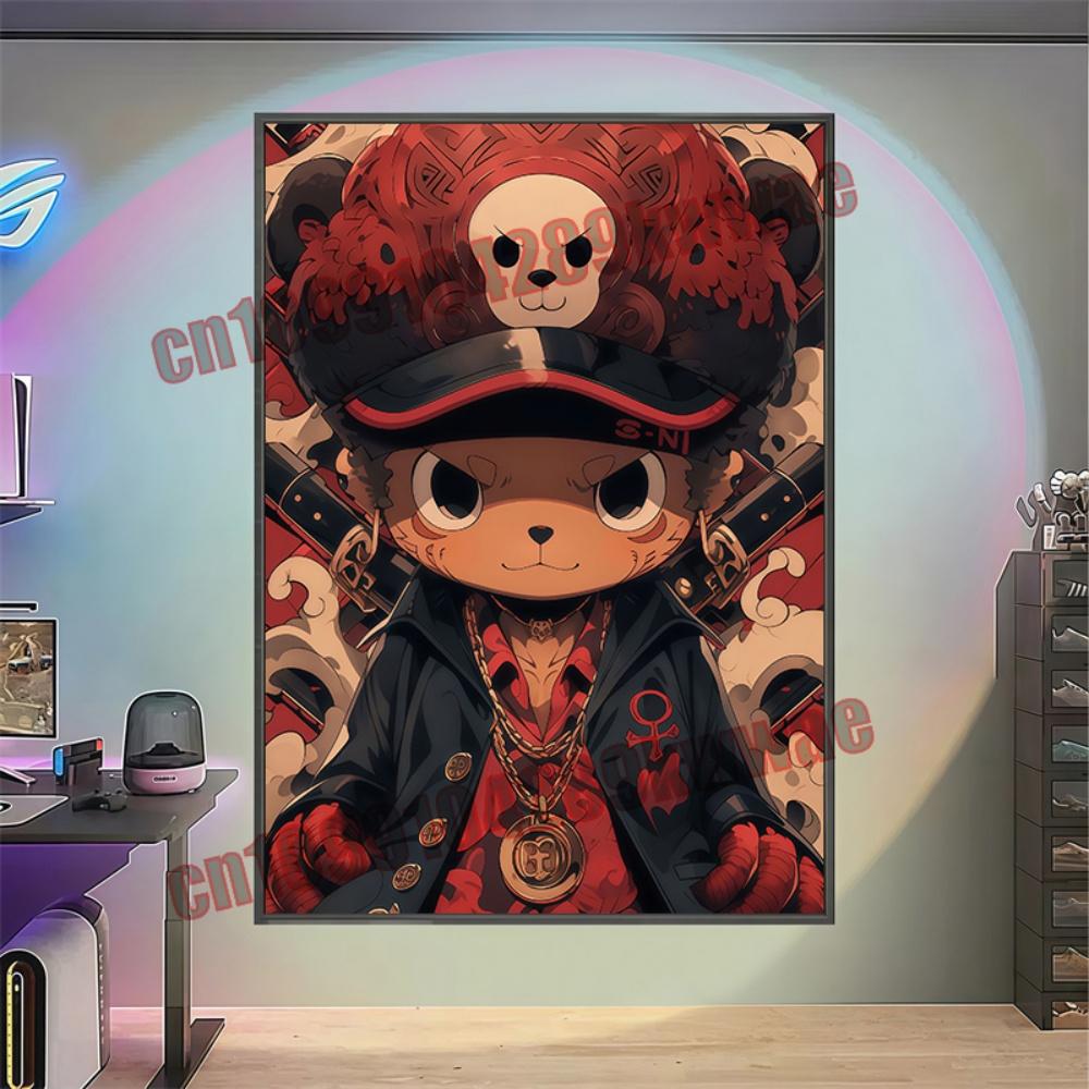 Monkey D Luffy Epic Anime Poster  Dynamic One Piece Premium Canvas Wall Decor Ideal for Bedroom  Anime Collection Fans