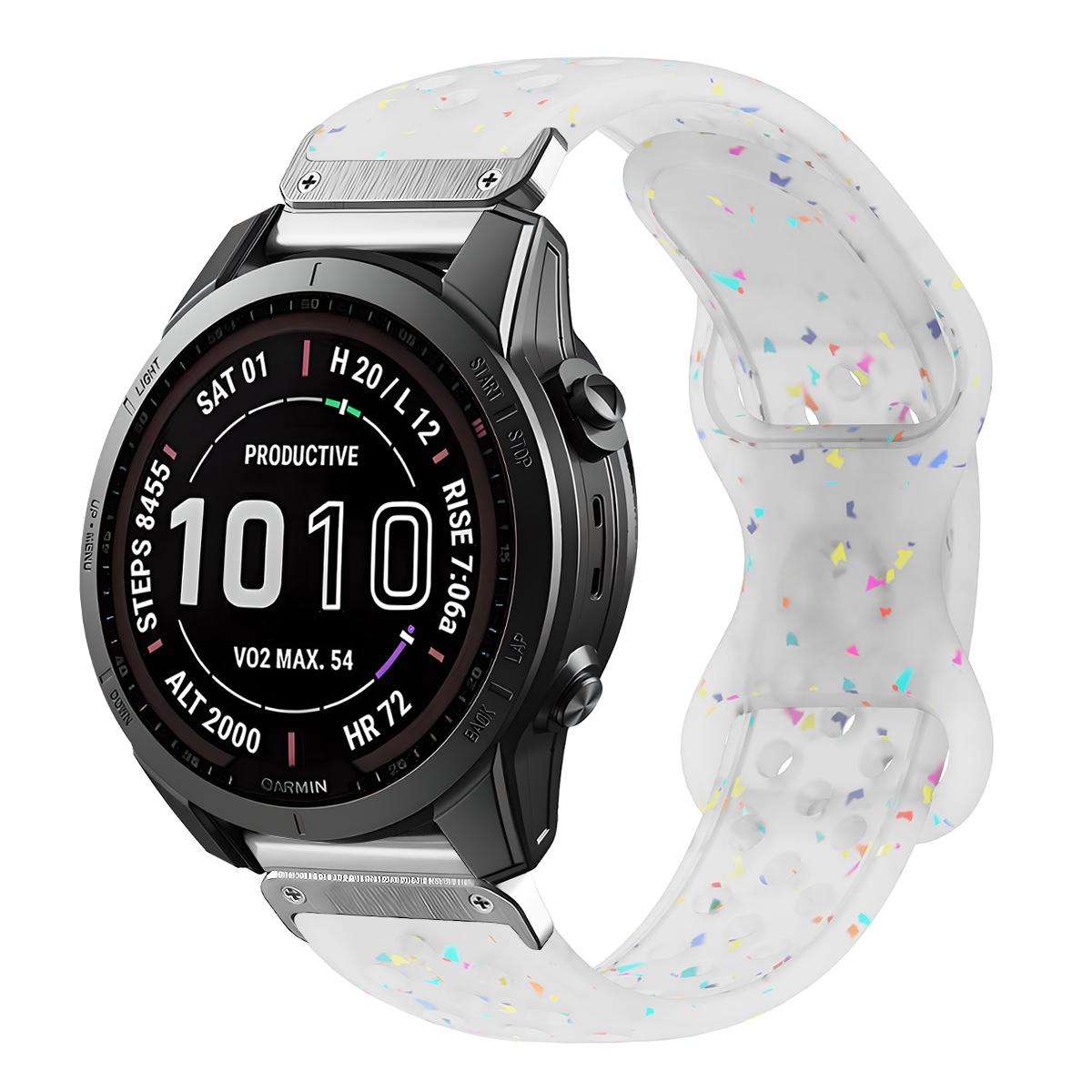 

Силиконовый ремешок для часов Garmin Fenix 8/7/7x/6/6X Pro/5/5X/5XPlus/Forerunner945 Металлический адаптер для часов Garmin Быстросъемный браслет 22MM