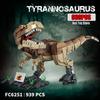 939 ks Stavebnice T-Rex Dinosaurů Řemeslné hračky Triceratops Tyrannosaurus Rex Dinosauří hračky pro děti Chlapci Vánoční dárky