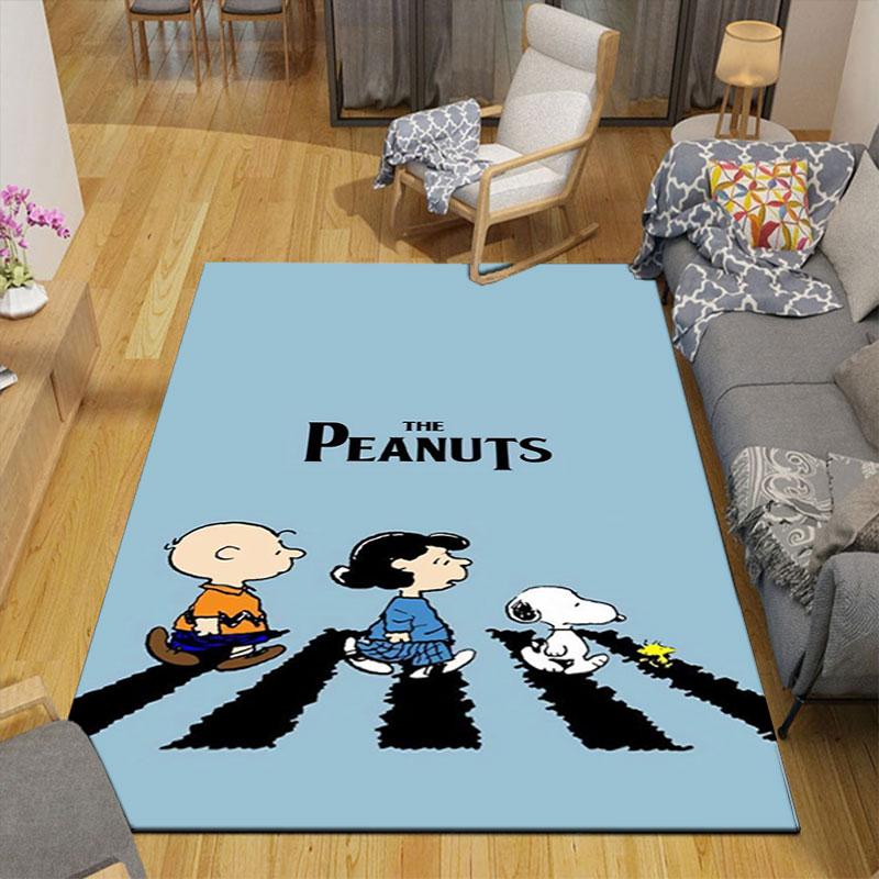 Cute Snoopy Cartoon Print Welcome Mat, Non-slip Decorative Home Rug, Suitable for Use In the Bedroom, Bedside, or Doorway.