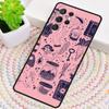 Custodia per Telefono in Silicone Goth Strega Pastello Girly per Samsung Galaxy note 10 pro S26 S25 S24 S23 S22 S21 Plus S25Ultra Capa Cover