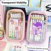 Multilayer Pencil Case Large Capacity Pen Box Cartoon Pen Bag  School Office