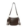 Retro senior sense simple new popular fashion versatile trend temperament shoulder messenger bag versatile semi-round bag